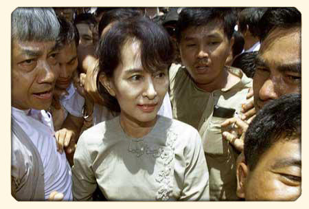 le prix Nobel de la paix Aung San Suu Kyi